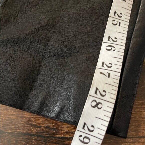 NBD X REVOLVE Black faux leather high waisted pants XS NEW NWT - Picture 12 of 13